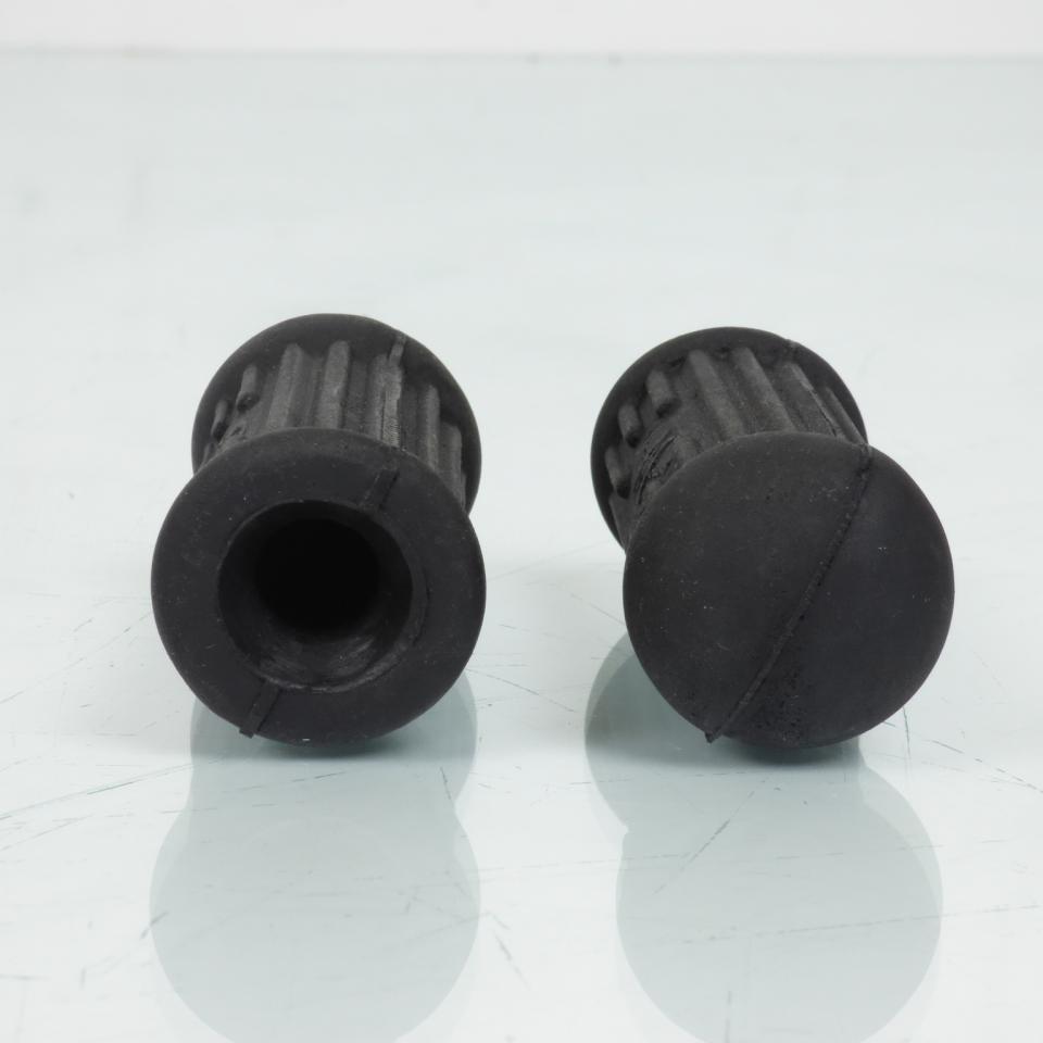Paire de caoutchouc manchon de cale pied arrière rond noir pour mobylette MBK cyclo