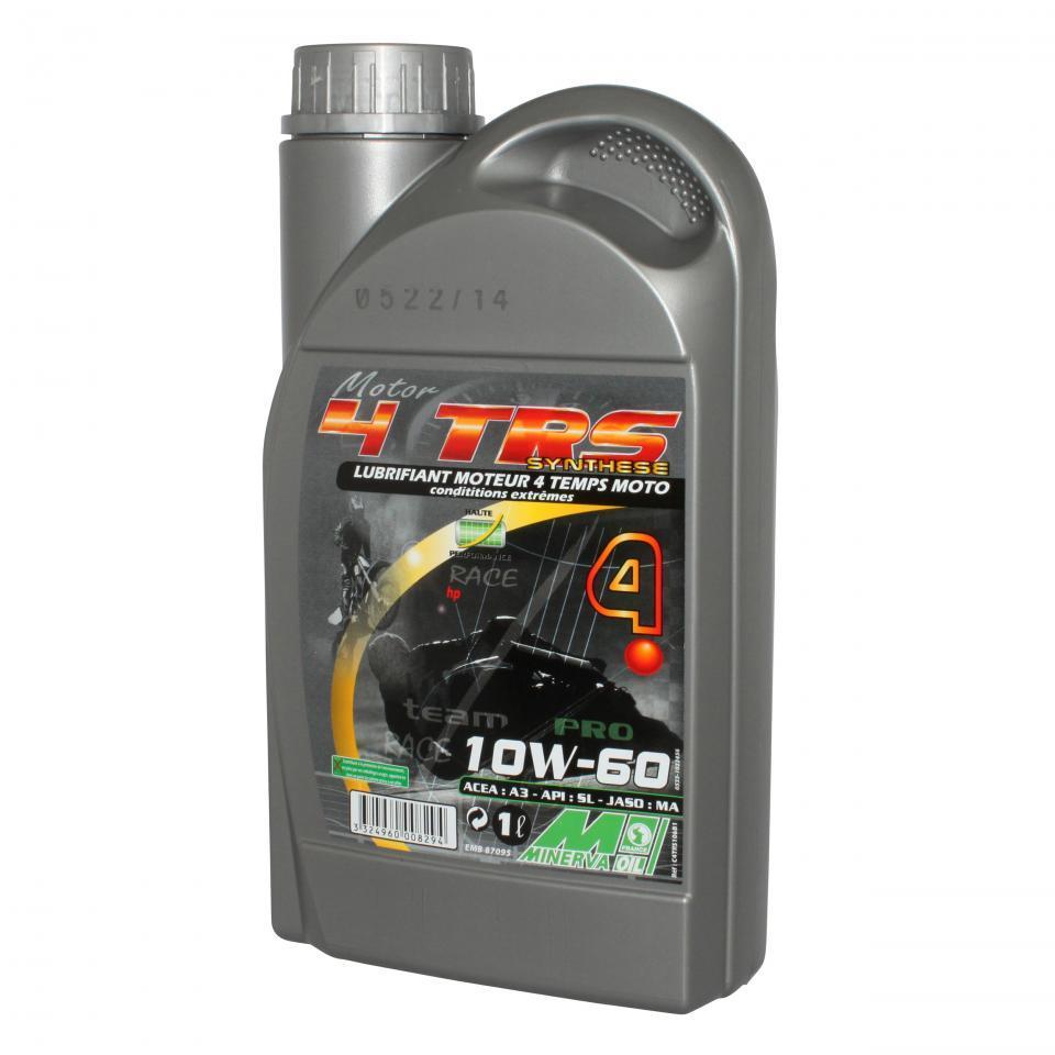 Lubrifiant et entretien Minerva Oil pour Deux Roues Minerva C4TRS106B1 / 10W-60 / 4TRS 1L Neuf en destockage