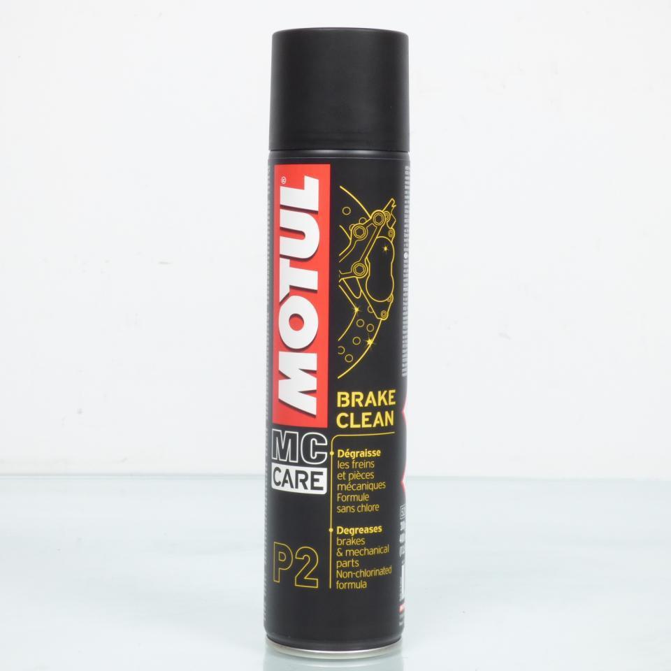 Bombe nettoyant frein Motul Brake Clean MC Care P2 dégraissant surpuissant pour moto