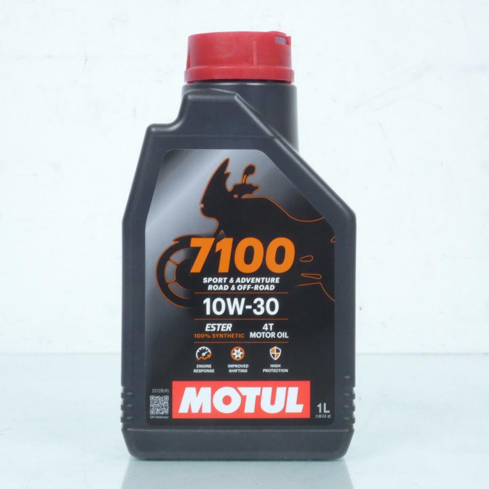 Bidon de 1L d'huile Motul 7100 10W30 4T 100% synthèse Neuf pour moto