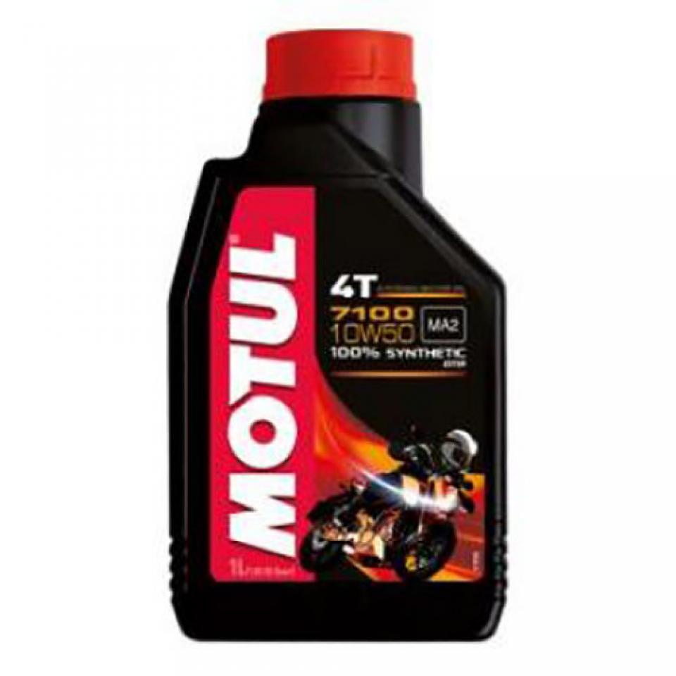 Bidon de 1L d'huile Motul 7100 10W50 4T 100% synthèse Neuf pour moto