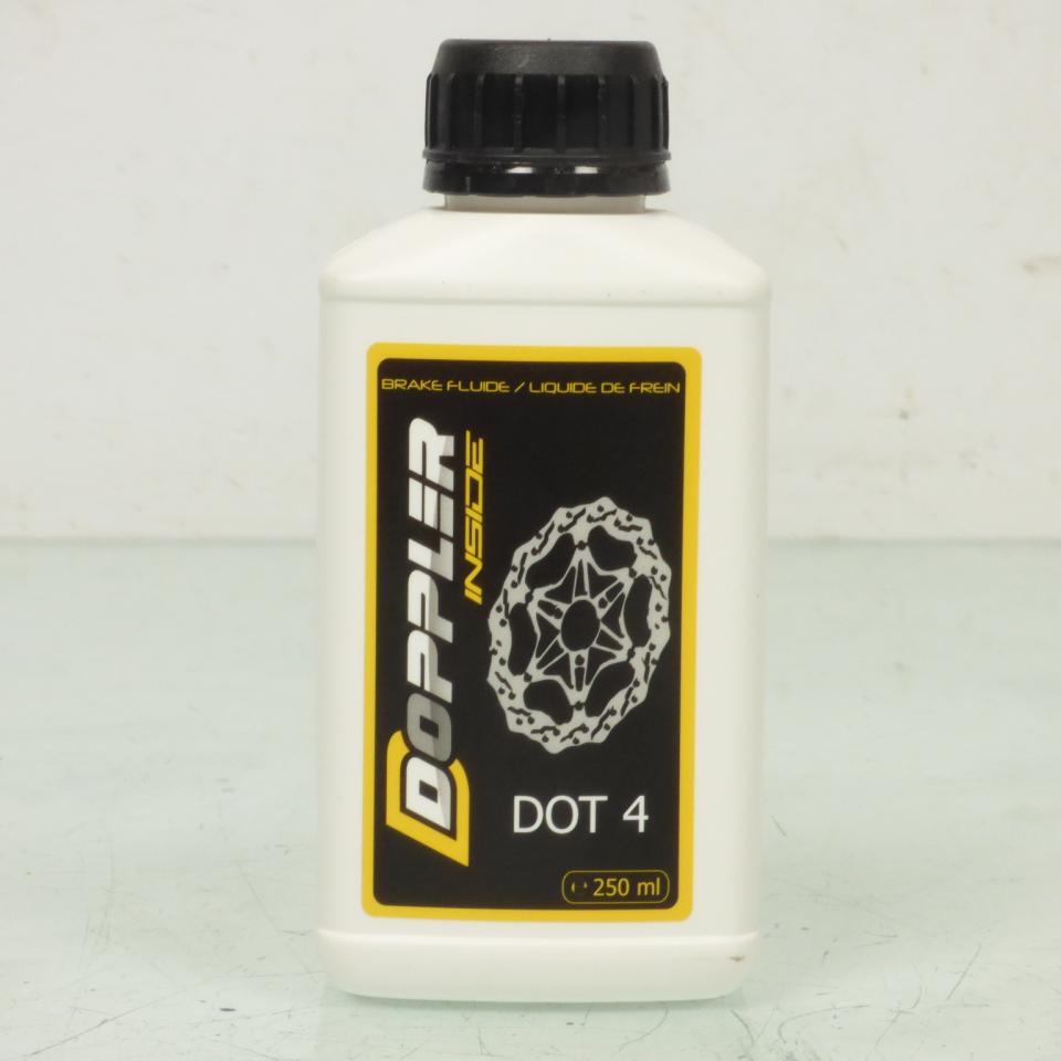 Flacon de 250ml de liquide de frein DOT 4 Doppler pour moto scooter 50 à boite