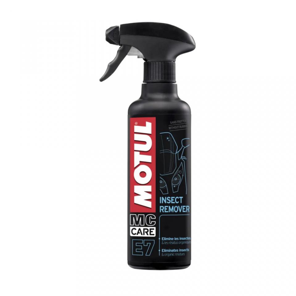 Spray nettoyant insecte Motul E7 Insect Remover 400mL pour moto auto Neuf