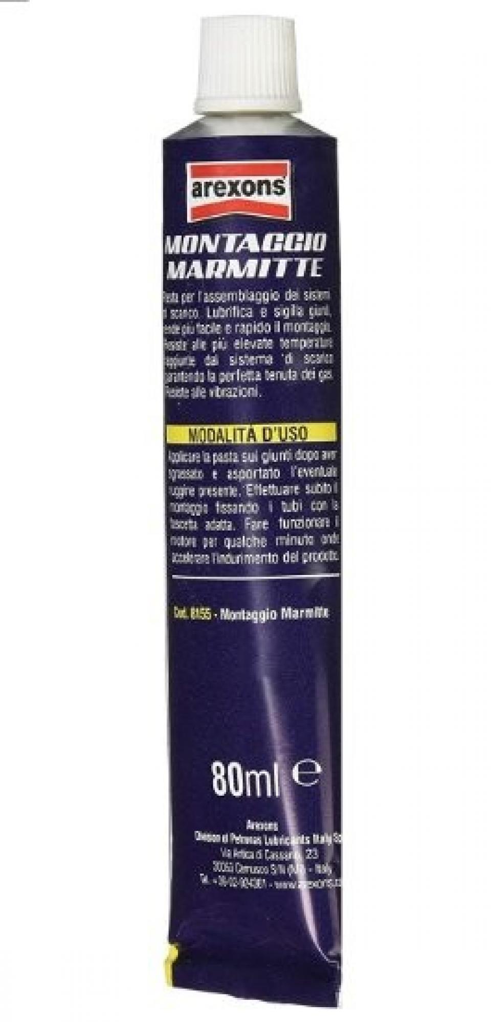 Pâte montage et étanchéité échappement Arexons pour auto moto tube 80mL Neuf
