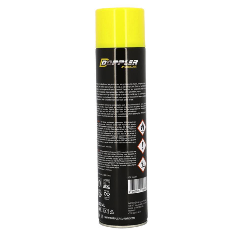 Bombe de nettoyant frein Doppler spray 600ml pour moto scooter auto 50 à boite