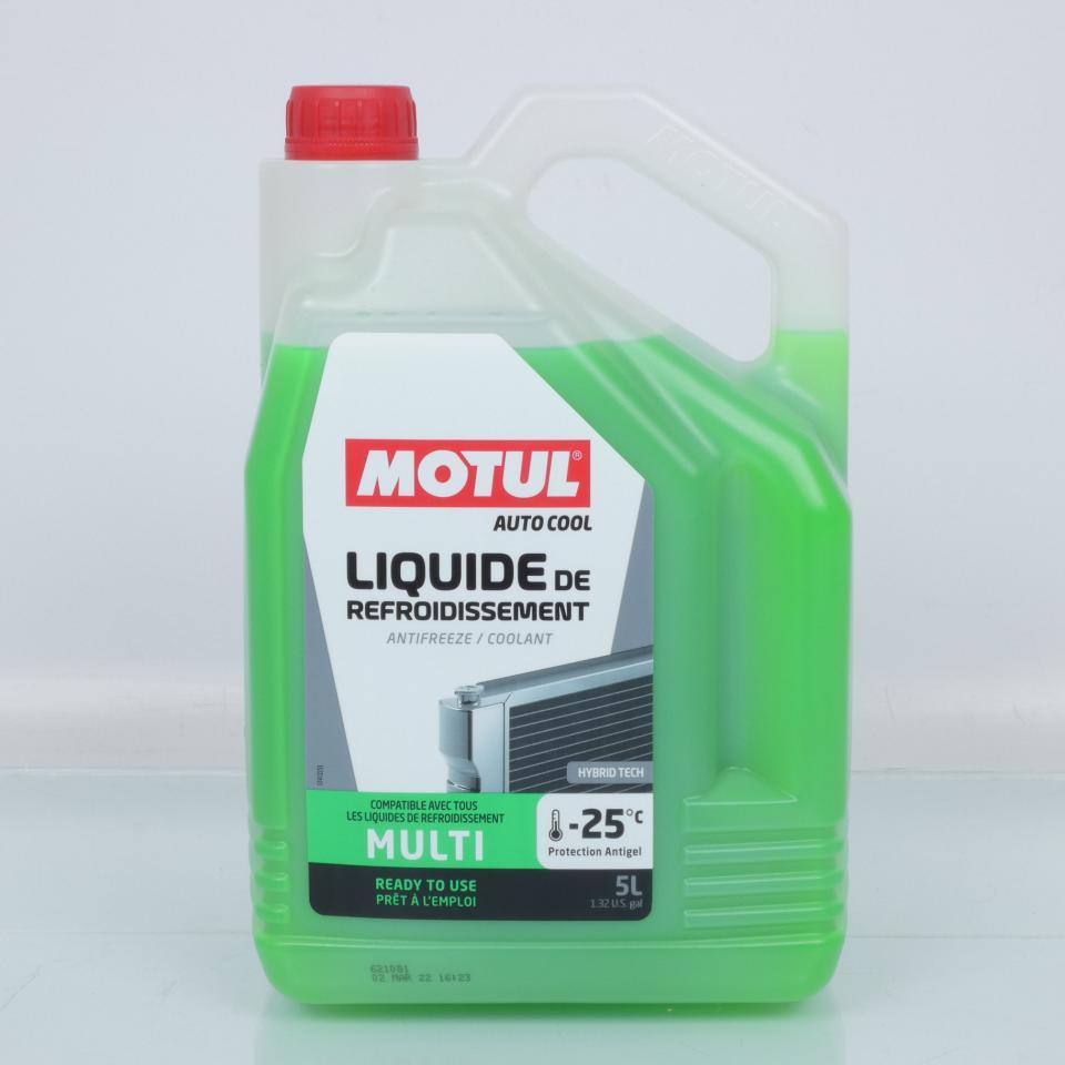 Liquide de refroidissement Motul Auto Cool Hybrid Tech -25°C vert 5L pour bateau