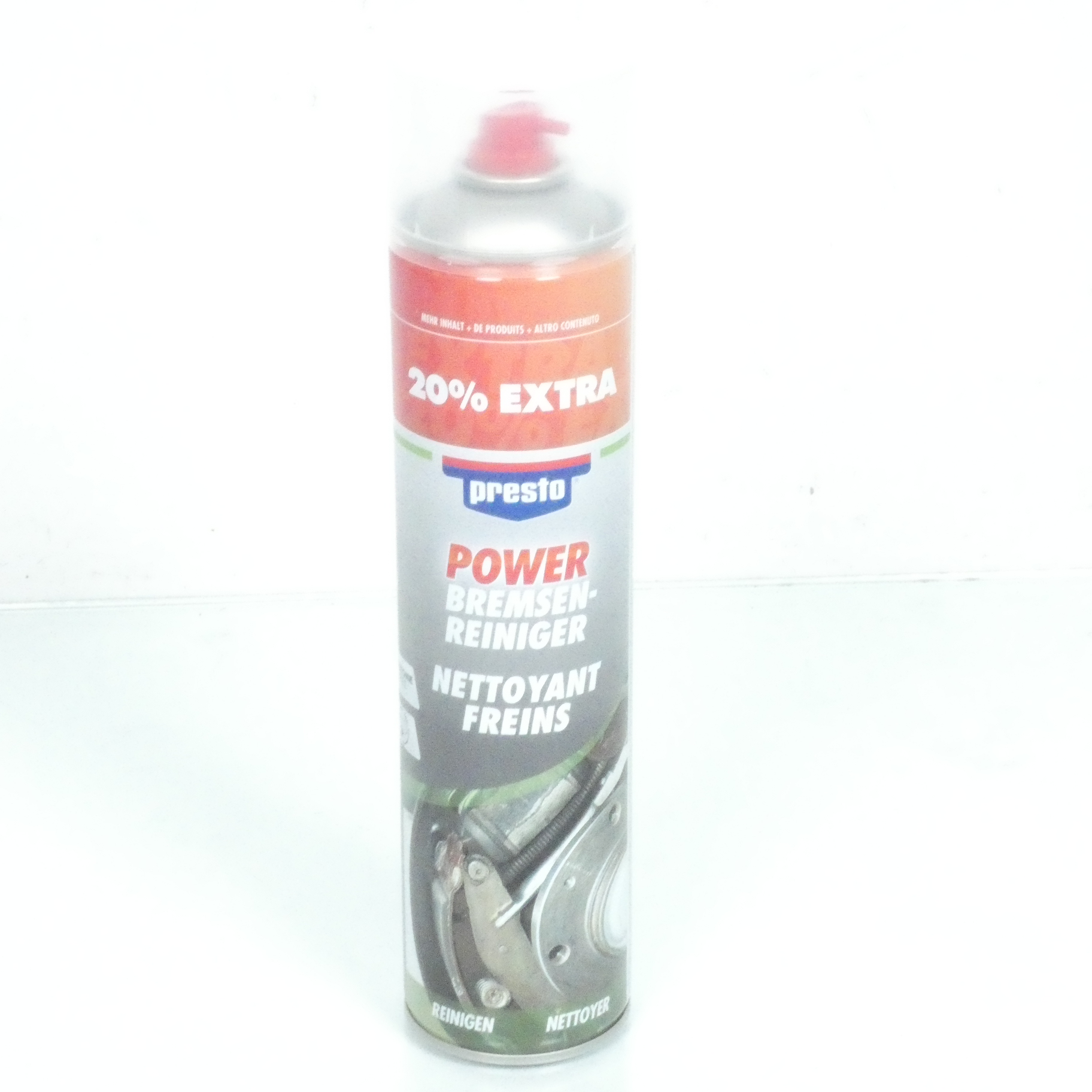Bombe de nettoyant frein Motip Presto power spray 600ml pour moto auto scooter