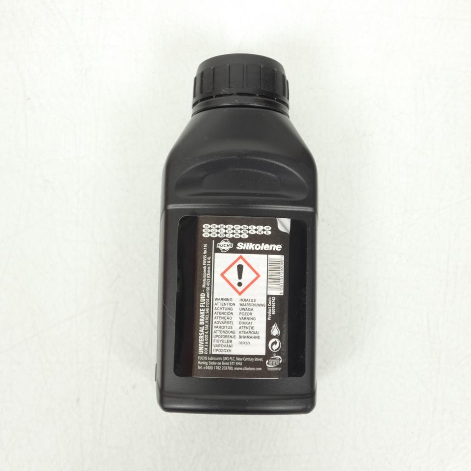Liquide frein embrayage universel Silkolene pour moto DOT3 DOT4 250ml Neuf
