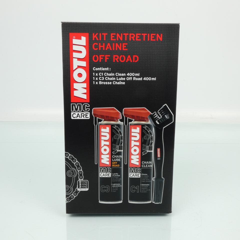 Kit entretien chaîne transmission Motul MC Care Off Road pour moto TT quad Neuf