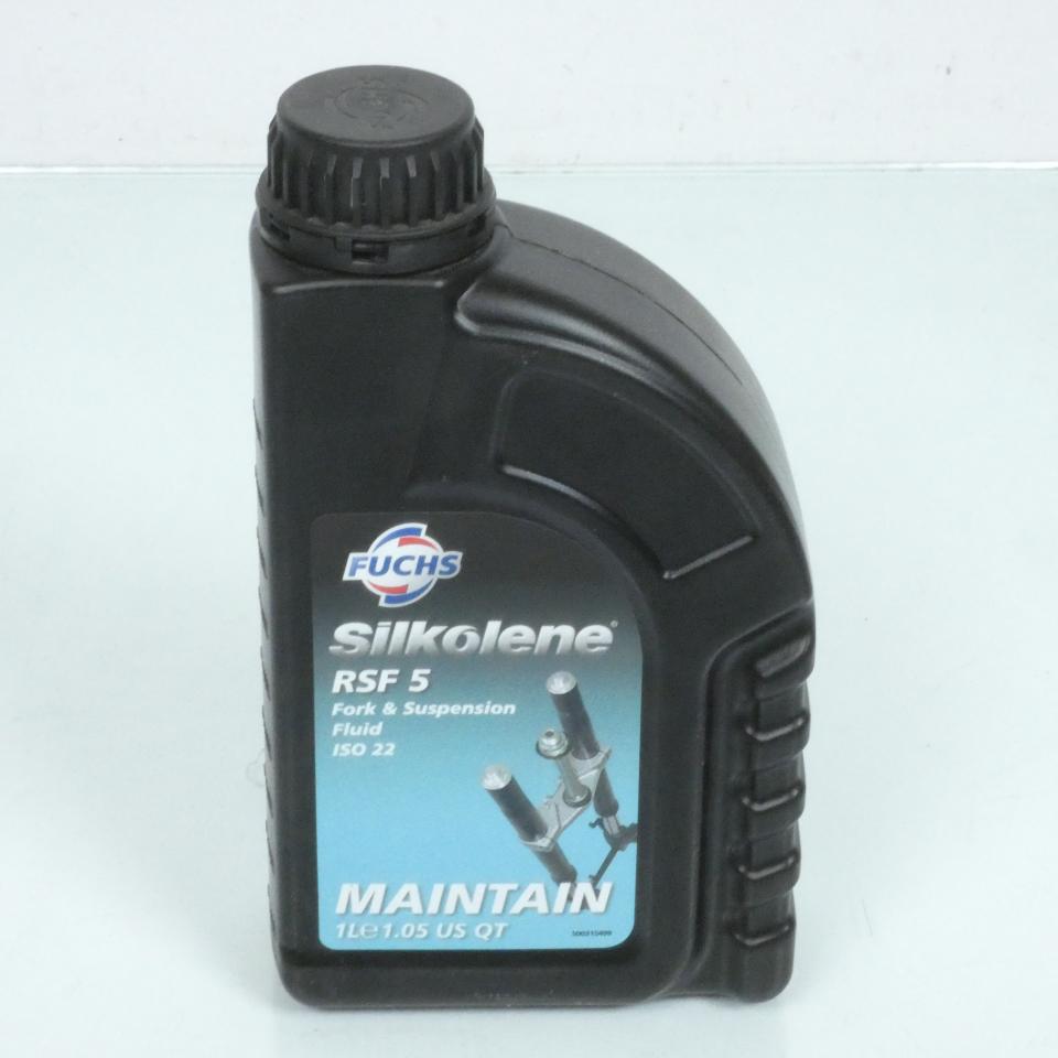 Bidon d'huile de fourche Silkolene Fuchs Maintain RSF 5 pour moto Neuf