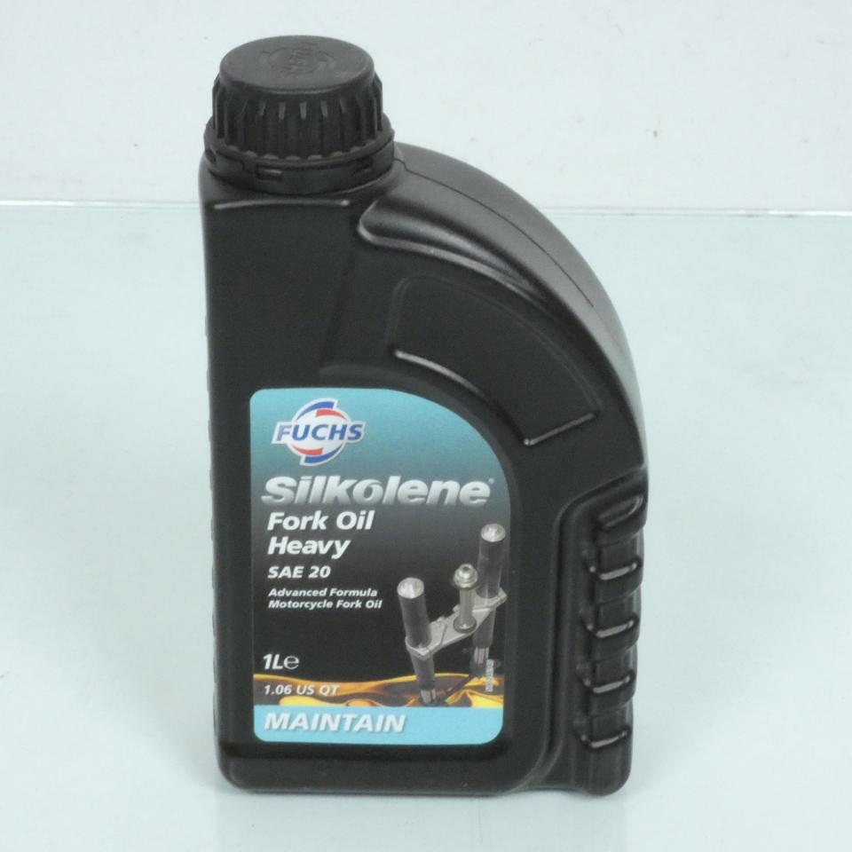 Bidon d'huile de fourche Silkolene Fuchs Maintain SAE 20 pour moto destockage