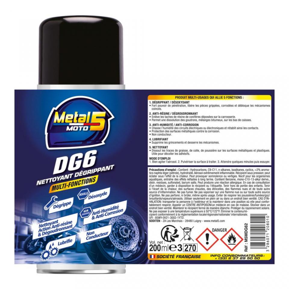 Lubrifiant et entretien Metal 5 pour Auto Neuf