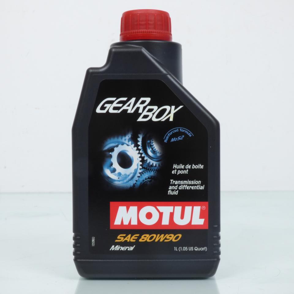 Bidon huile minéral Motul GEAR BOX 1L 80W90 pour boites de vitesse pont Neuf