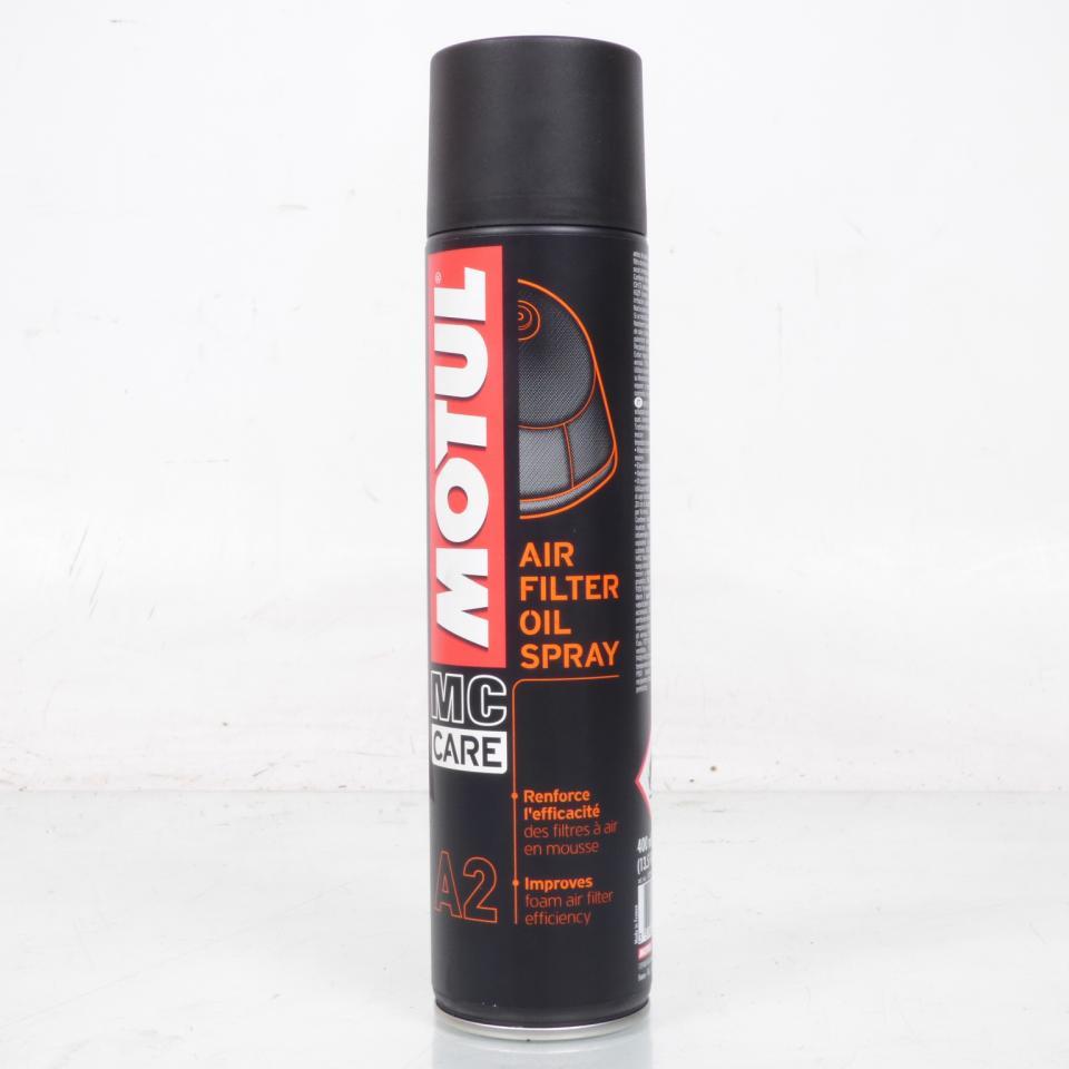 Netoyant filtre air MOTUL Air Filter Oil pour moto quad Spray 400ml Neuf