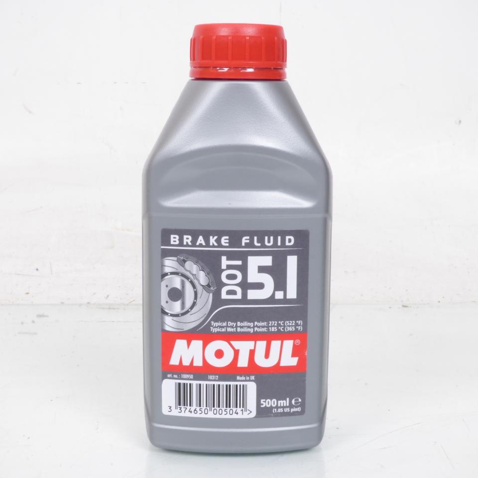 Huile, Liquide de frein Motul Dot 5.1 en bidon de 500ml Neuf