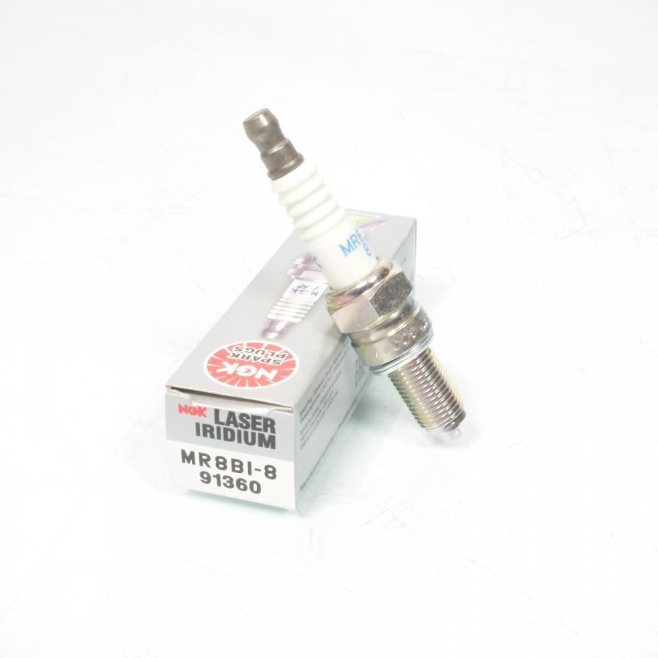 Bougie d'allumage NGK pour Moto Moto Guzzi 850 V85 TT 2019 à 2023 MR8BI-8 / 91360 / 1A010638 / Par 4 Neuf