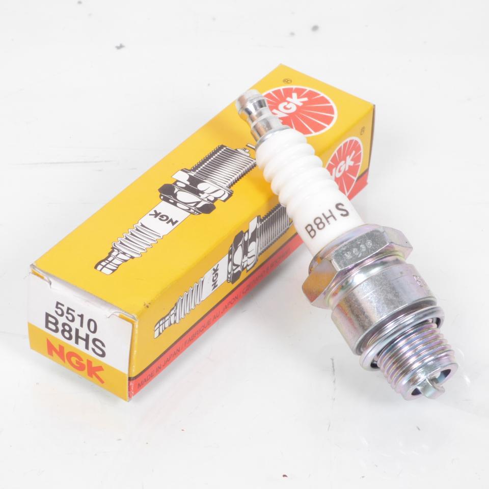 Bougie d'allumage NGK pour Moto Yamaha 80 YZ 1974 à 1989 B8HS / 5510 Neuf