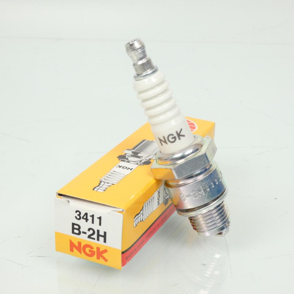 Bougie d'allumage NGK pour moto B-2H / 3411 / Par 10 Neuf