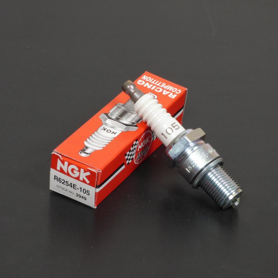 Bougie d'allumage NGK pour Moto Kawasaki 125 KX 1990 à 1994 R6254E-105 / 3949 Neuf
