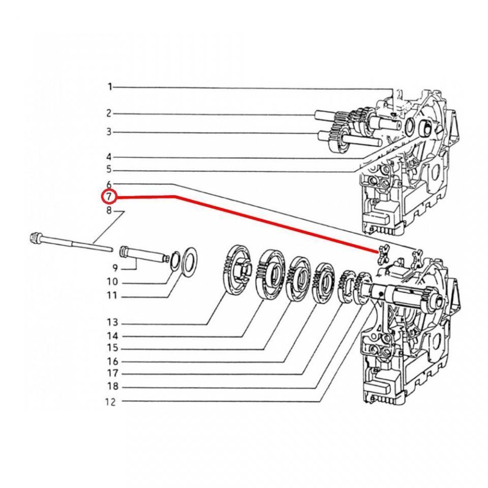 Boite de vitesse RMS pour auto Piaggio 420 Ape Poker Benzina 1993 1681046 Neuf