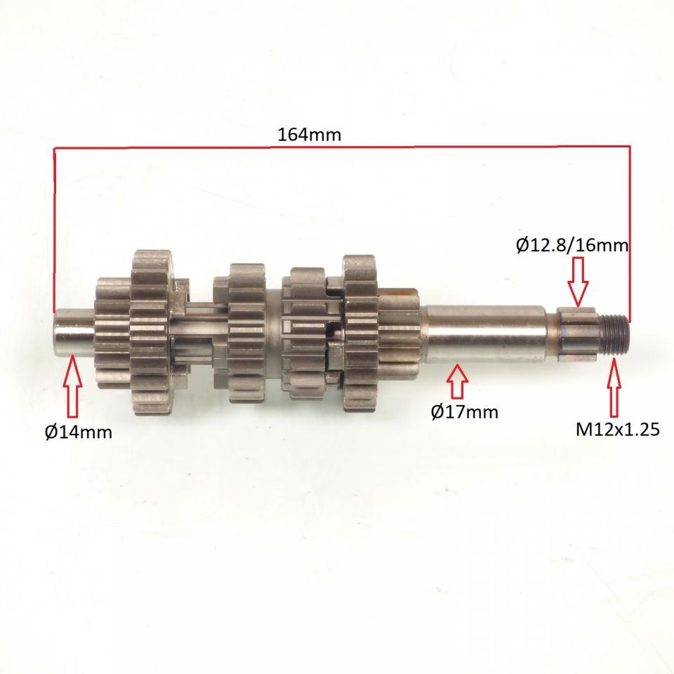 Boite de vitesse P2R pour Moto HRD 50 Sonic Neuf