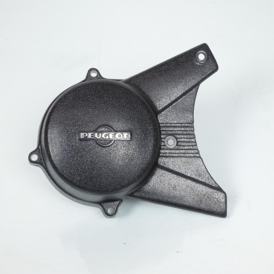 Cache carter de variateur noir marqué PEUGEOT pour mobylette Peugeot 103 Vogue Neuf
