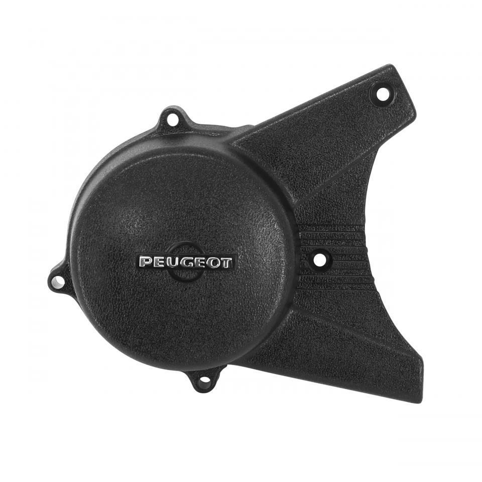 Cache carter de variateur noir marqué PEUGEOT pour mobylette Peugeot 103 Vogue Neuf