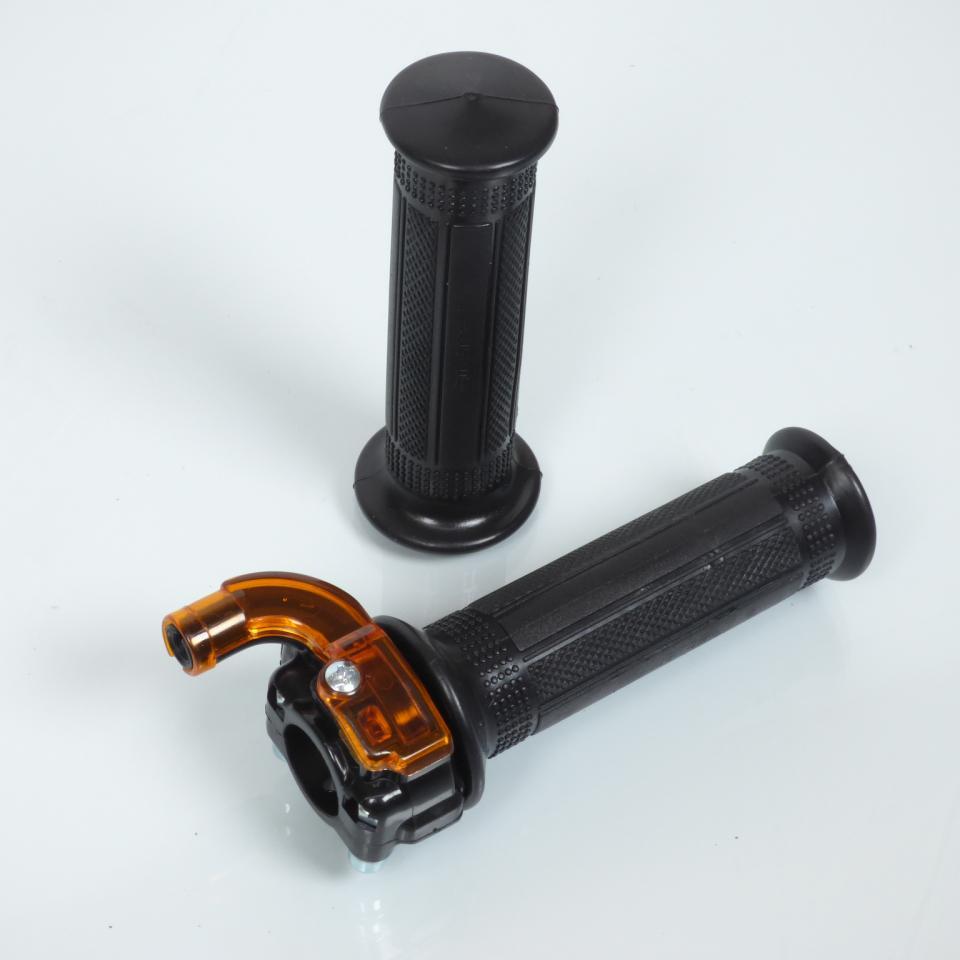 Kit poignées tirage rapide mini targa et cocotte + levier pour mobylette cyclo