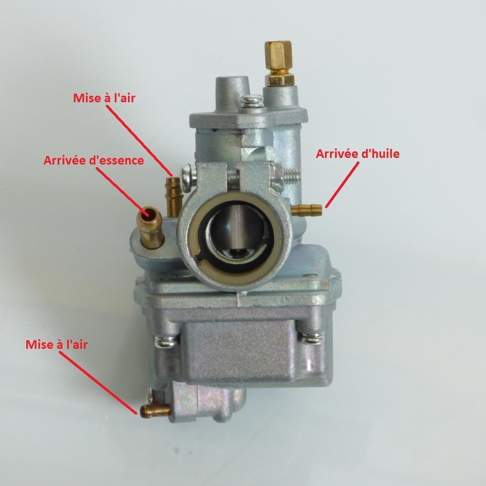 Carburateur Teknix pour Moto Yamaha 80 PW Après 1981 Neuf