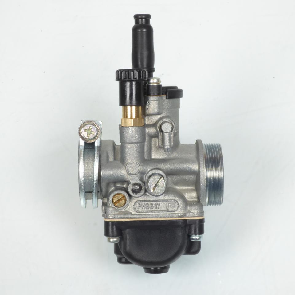 Carburateur  Dellorto PHBG 17 AS montage rigide pour mobylette cyclomoteur moto