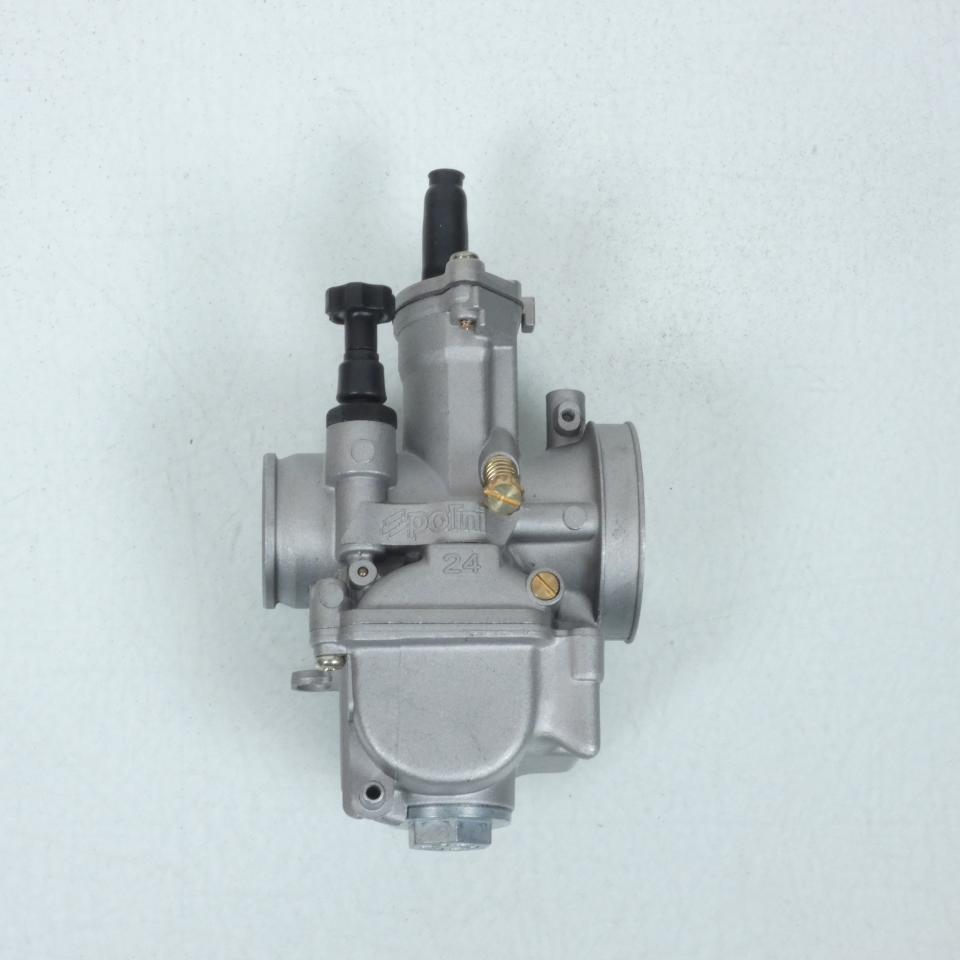 Carburateur Polini PWK 24 starter manuel tirette pour moto 201.0166 Neuf