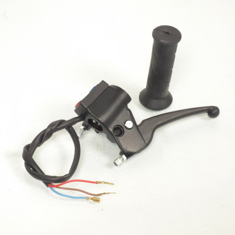 Cocotte poignée commodo gauche noir pour mobylette Peugeot 103 2 boutons