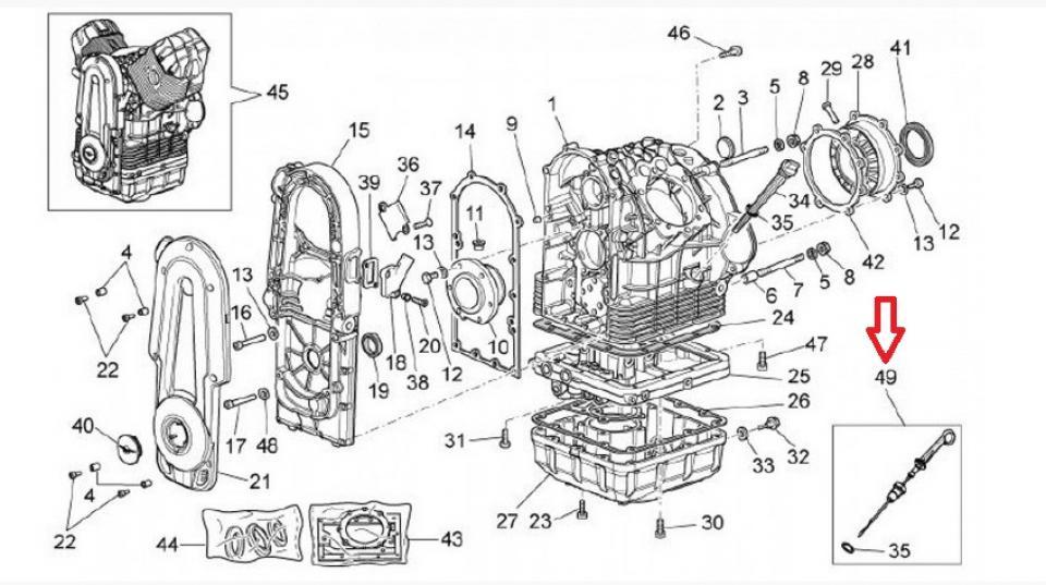 Jauge de réservoir origine pour Moto Moto Guzzi 1200 Norge 2006 à 2008 978496 Neuf