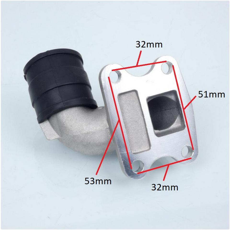 Pipe d admission P2R pour Scooter Peugeot 50 Vivacity 2T Avant 2020 Neuf
