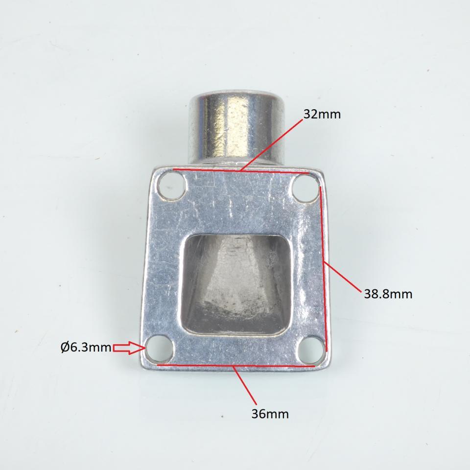 Pipe d'admission Ø24mm Teknix pour mobylette Peugeot 103 MVL carbu de 17 et 19