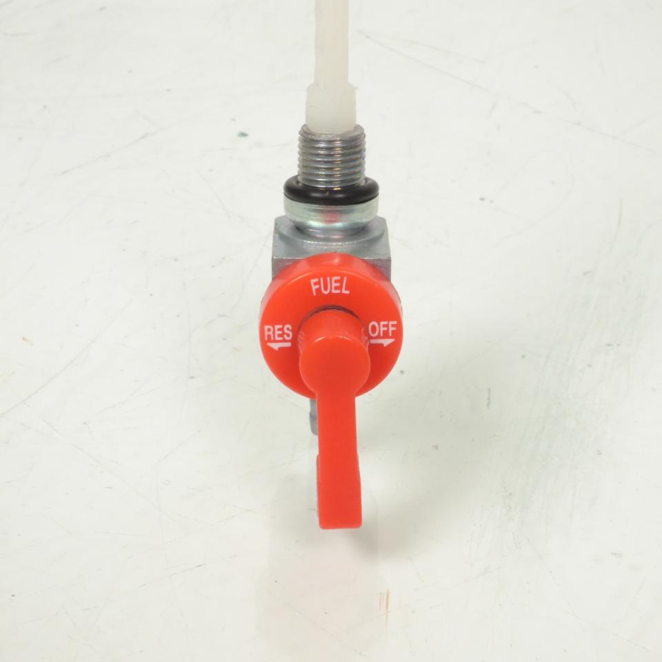 Robinet de réservoir d'essence pour mobylette Peugeot 101 rouge M10 3 positions