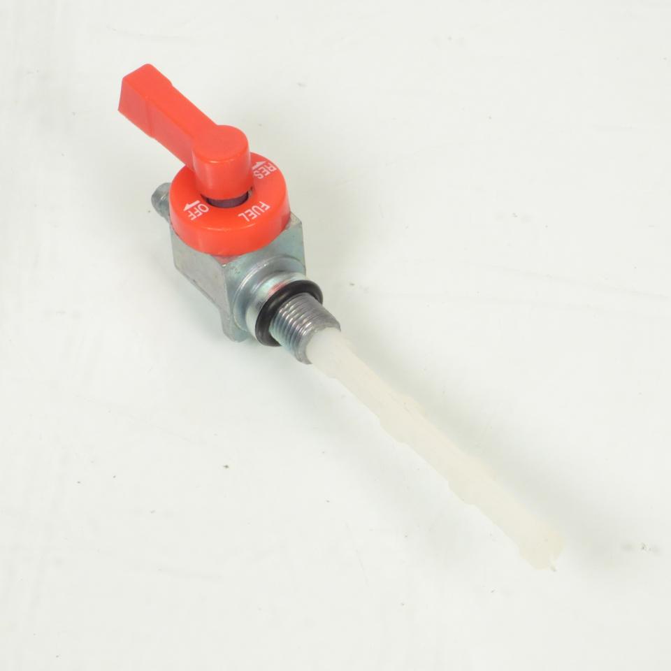 Robinet de réservoir d'essence pour mobylette Peugeot 101 rouge M10 3 positions