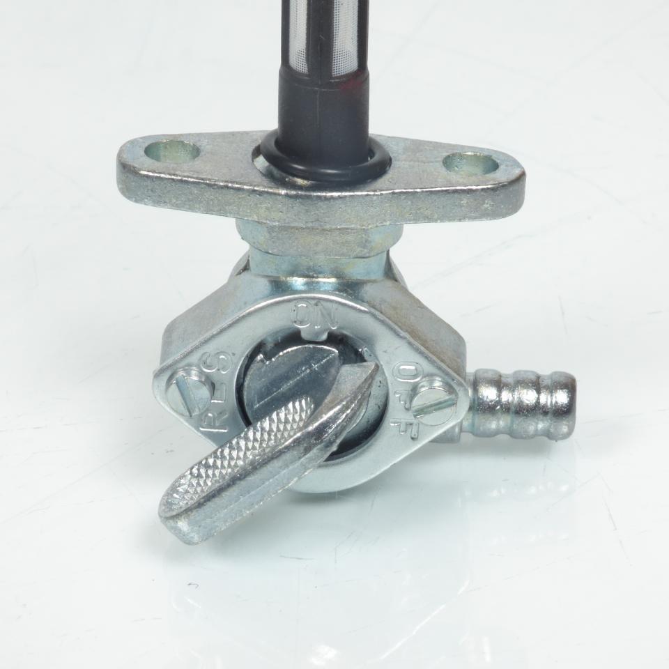 Robinet de réservoir d'essence 3 positions sortie à droite 8mm pour moto Neuf