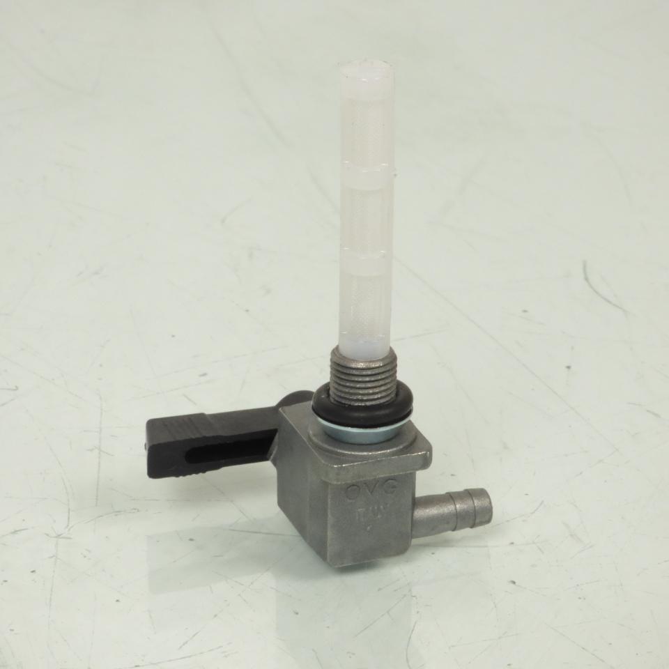 Robinet de réservoir à essence OMG pour Mobylette MBK 50 51 robinet noir durite trans AV10 Neuf