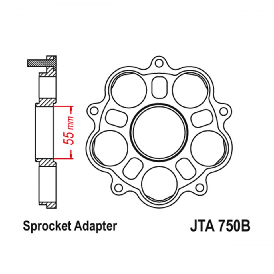 Porte couronne JT Sprockets pour pour Auto Neuf