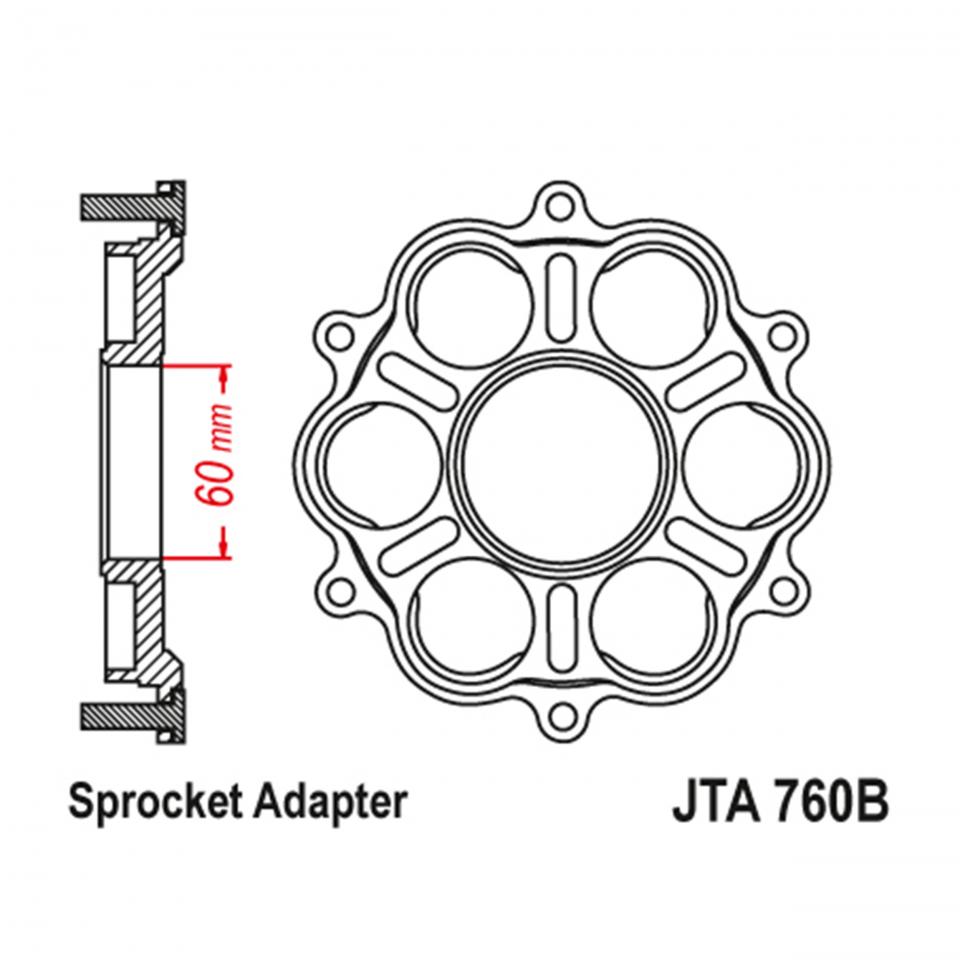 Porte couronne JT Sprockets pour pour Auto Neuf