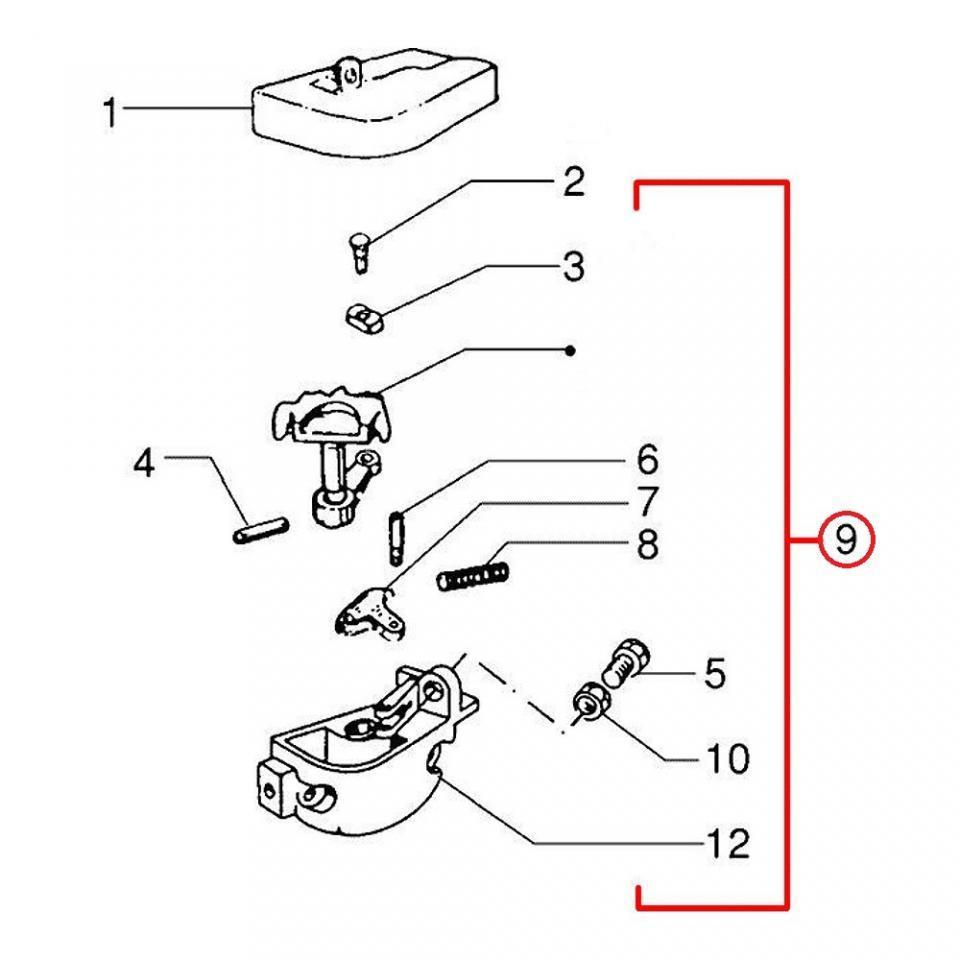 Sélecteur de vitesse RMS pour scooter Piaggio 125 Vespa Cosa 1988-1997 199803 / 1998036 Neuf