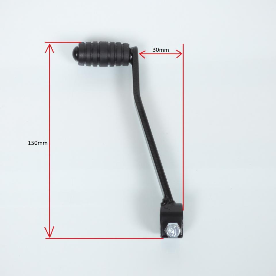 Sélecteur de vitesse Teknix pour Moto Generic 50 Trigger acier noir non repliable / AM6 Neuf