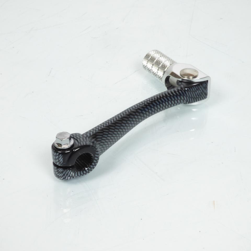 Sélecteur de vitesse Tun'R pour moto Minarelli 50 AM6 coloris carbone / chrome