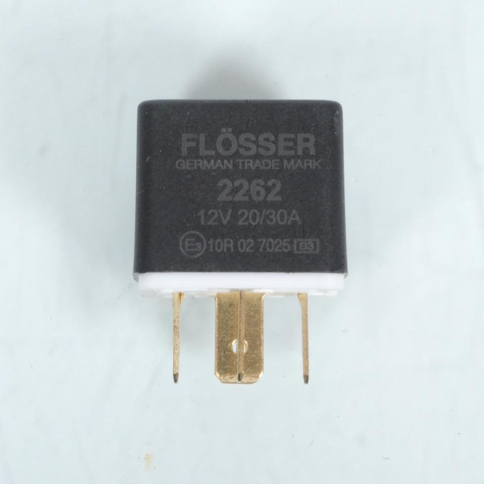 Relais électrique inverseur 5 cosses 12V 20/30A Flosser 2262 pour moto scooter