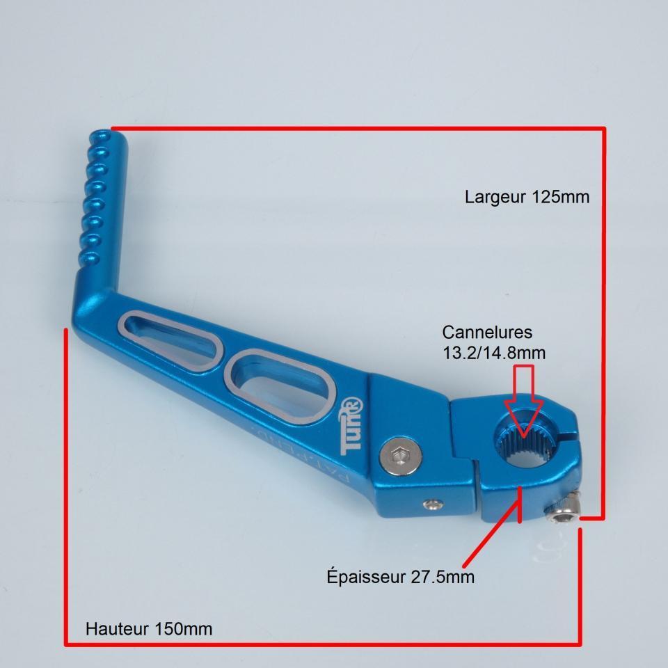 Kick de démarrage Tun'R Lighty bleu pour moto Peugeot 50 XP6 1997 à 2003 Neuf