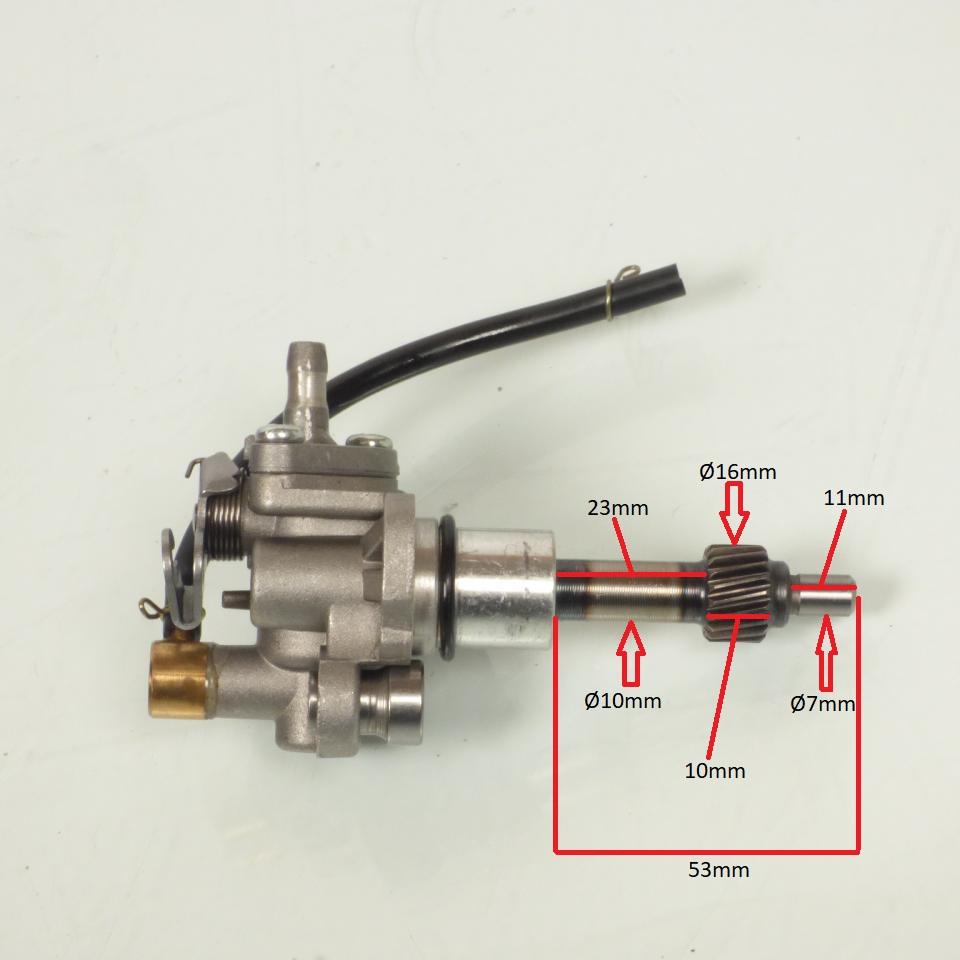 Pompe à huile Teknix pour scooter Sym 50 Orbit Ii 2T 15100-GAR1-C00 Neuf