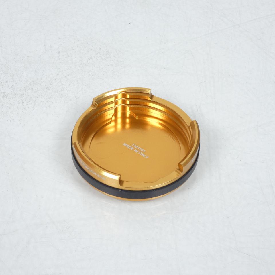 Bouchon bocal liquide de frein arrière or Rizoma pour moto Buell 1200 Xb-12S Lightning Après 2008 TP014G / M52 pas 4.0 Neuf