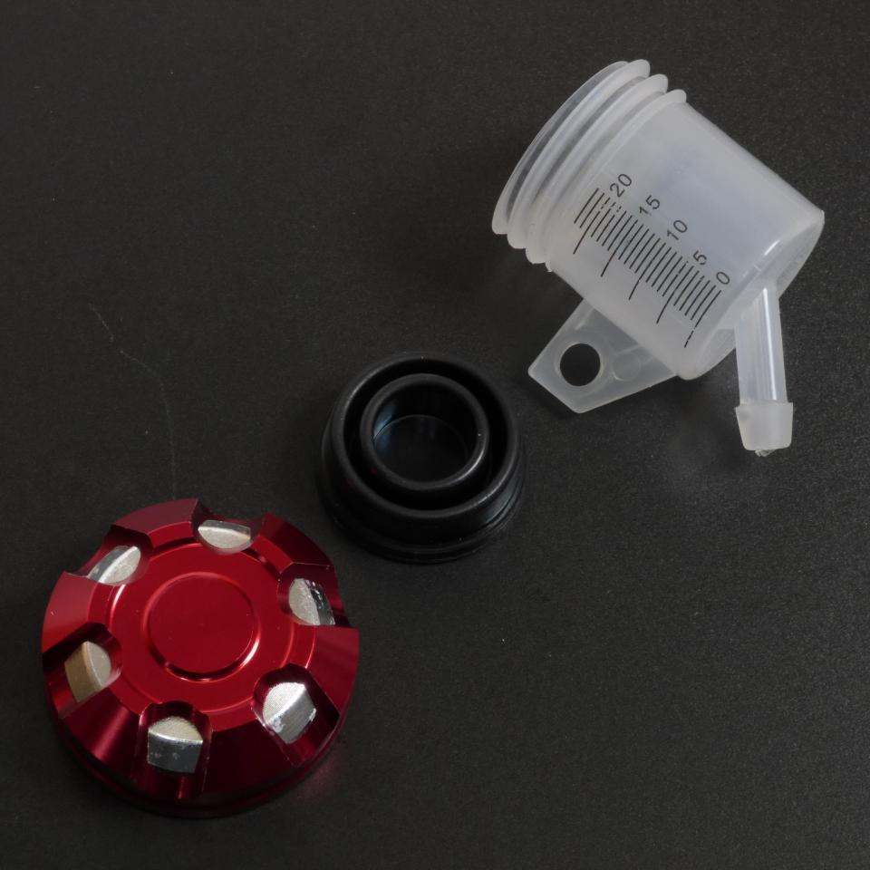 Bocal liquide de frein rouge Tun'R pour moto Peugeot 50 XP6 ENDURO 1997 à 2003 Neuf