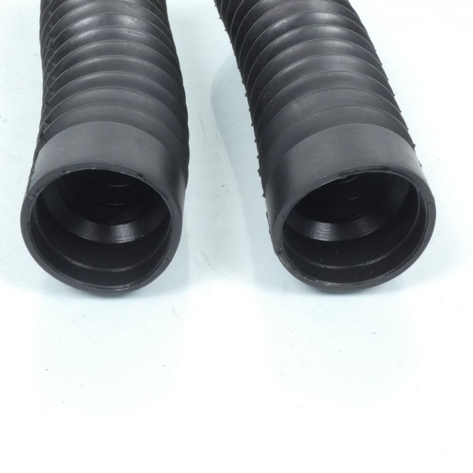 Paire de soufflet de fourche noir Ø26x41x195mm pour moto cyclomoteur cyclo